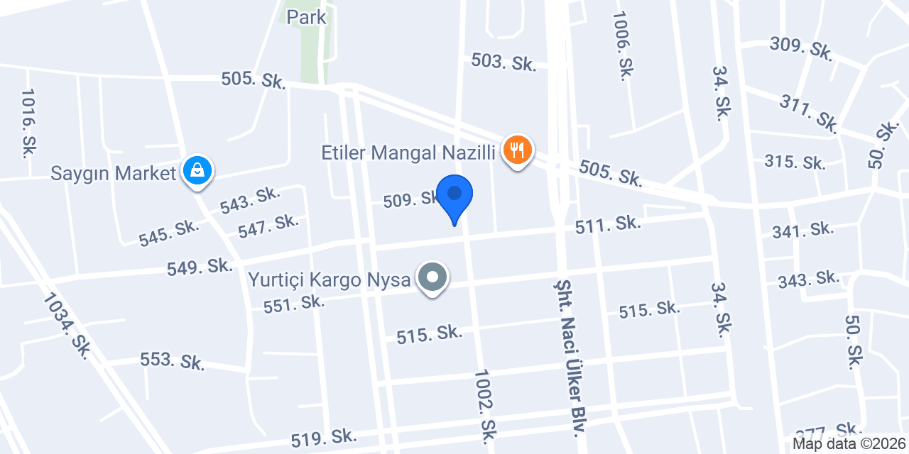 Kenan usta Nazilli konumu