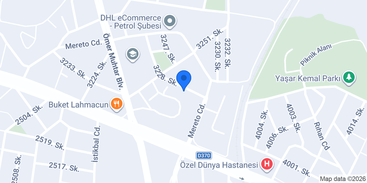 Mey-art Mimarlık & yapı dekorasyon konumu