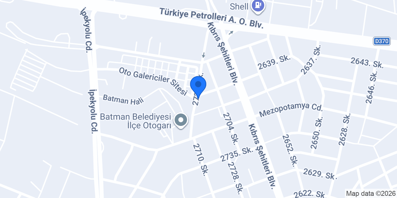ÇEVENLER AUTO konumu