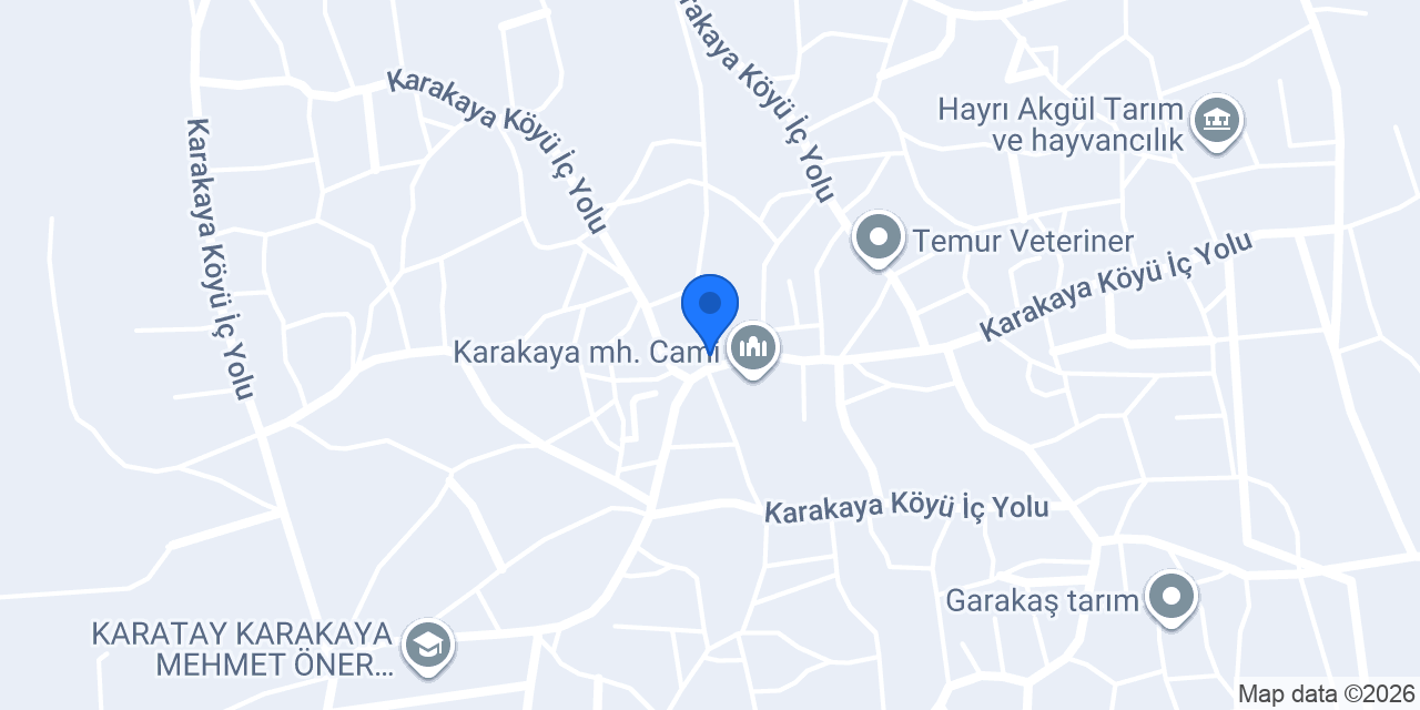 Çetinkaya kuaför konumu