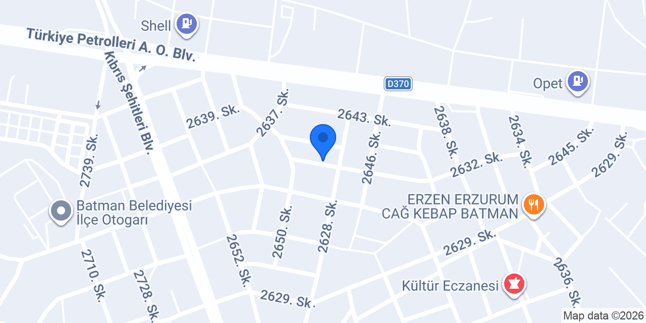 Semerkand Batman Temsilciliği konumu