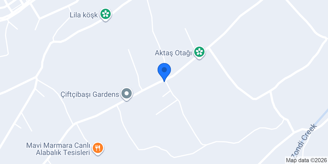 Çelik Bağ Evi konumu