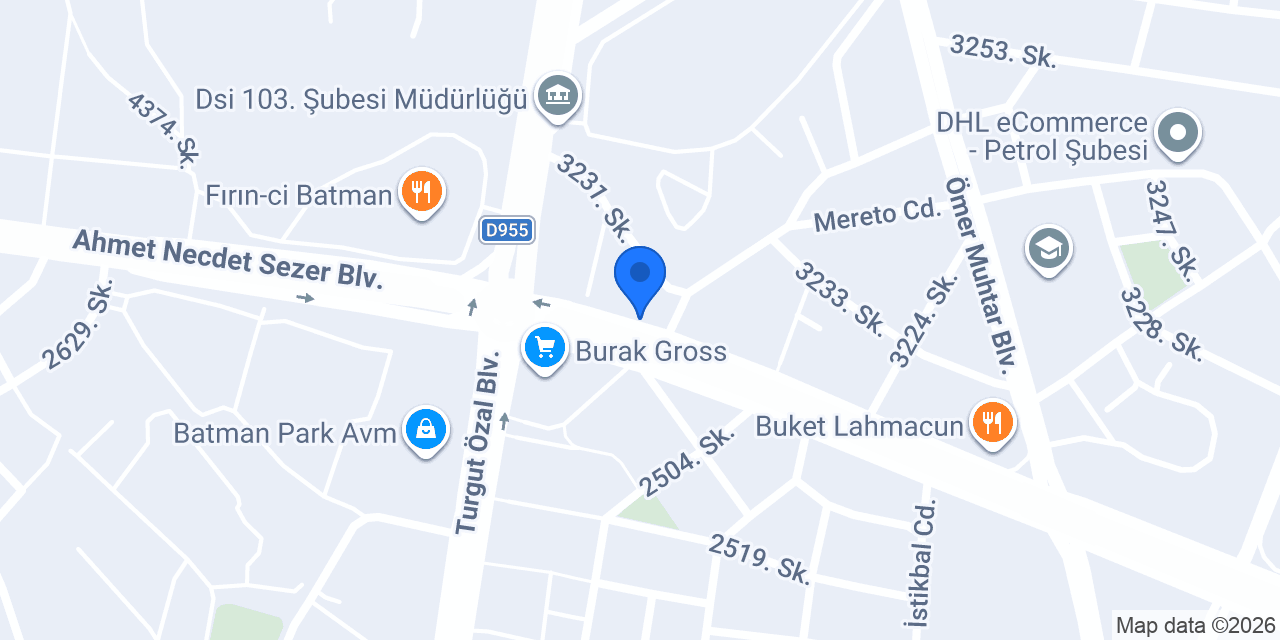 Vedat KORKMAZ Realty konumu
