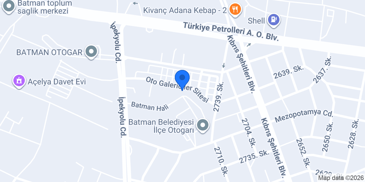 Aksa Auto konumu