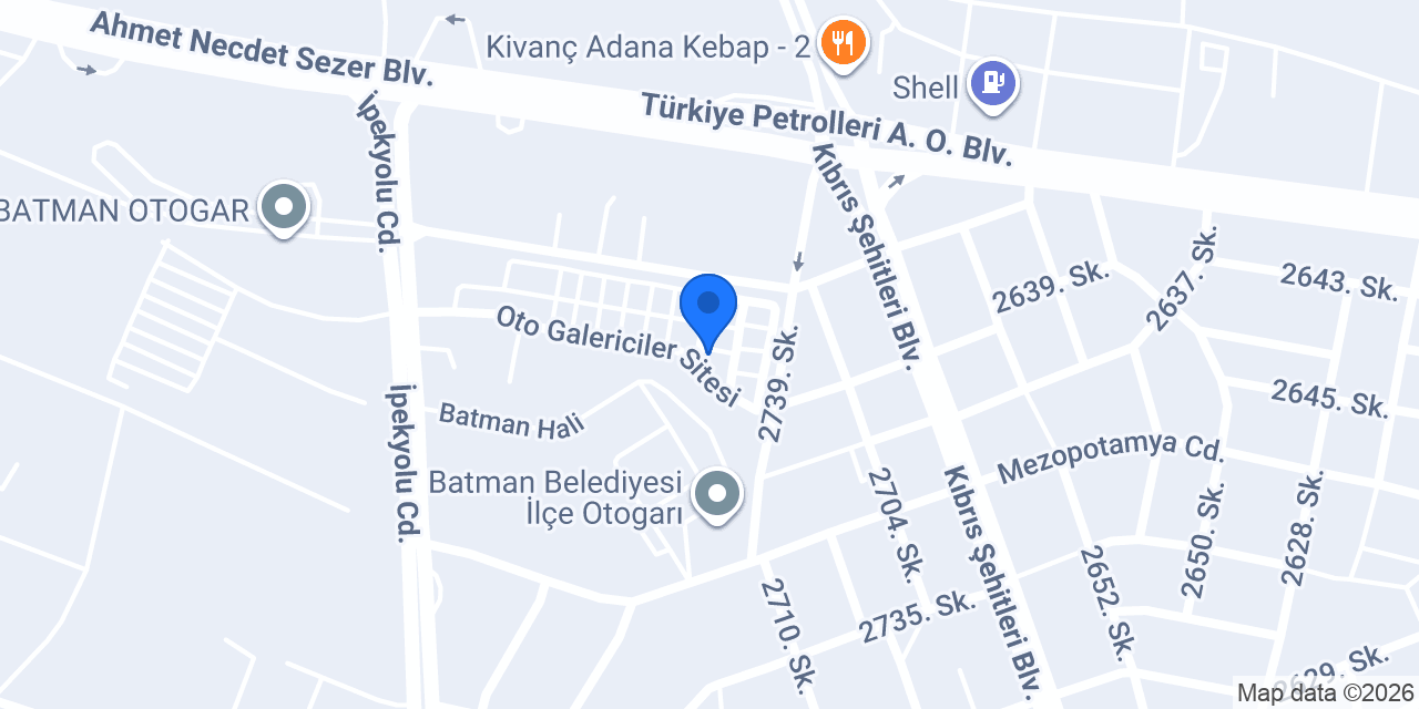 Ninova Hasar Danışmanlık Ve Trafik konumu
