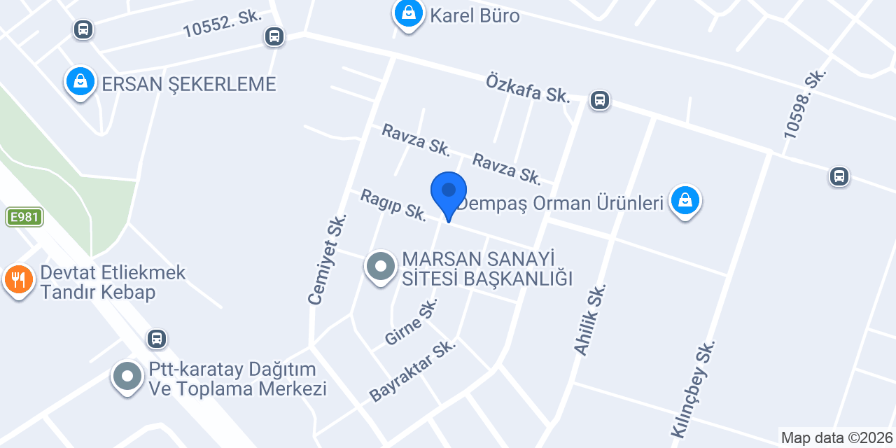 NEVA GRUP MOBİLYA AHŞAP KAPI - KAPAK İŞLEME MERKEZİ konumu
