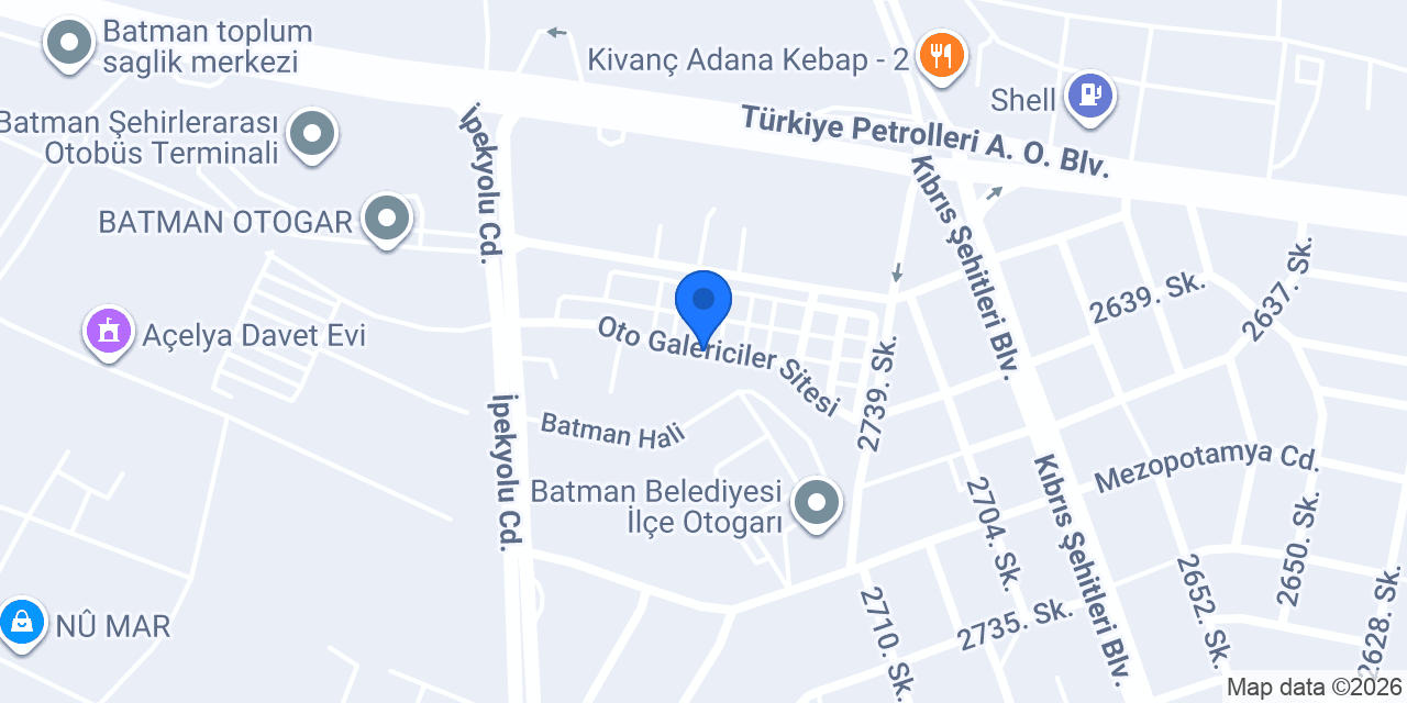 Polat Auto Batman konumu