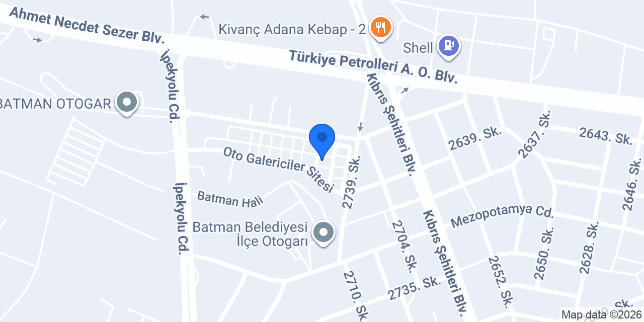GÖNKEK AUTO konumu