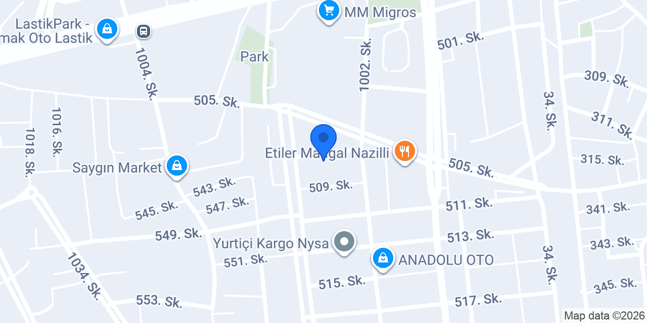 Çağlarhan Oto konumu