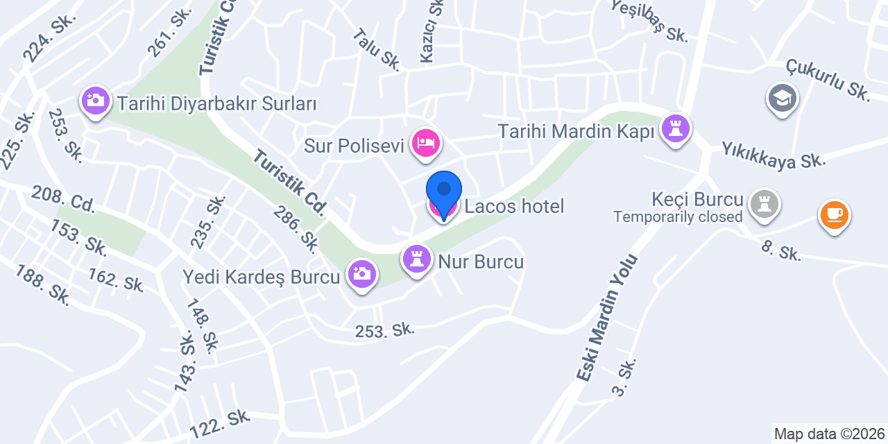 Diyarbakır apart konumu