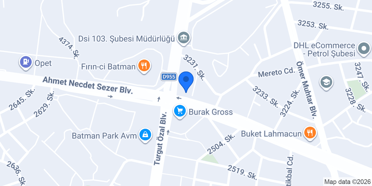 Mitratur Batman konumu