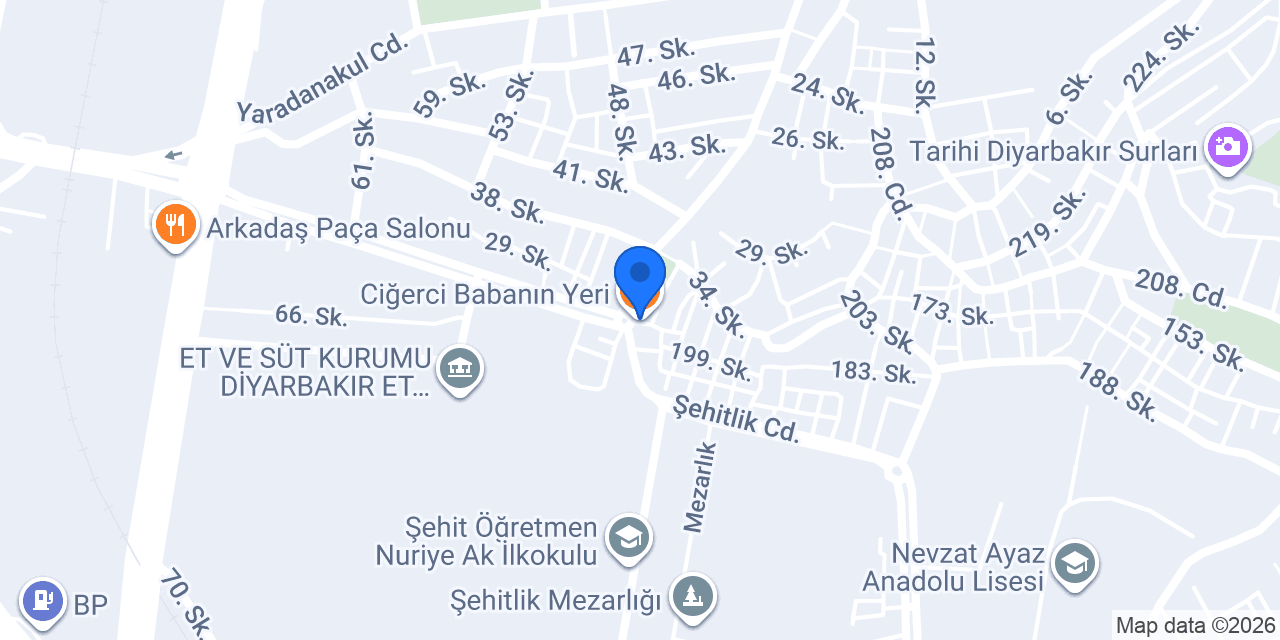 Ciğerci Babanın Yeri konumu