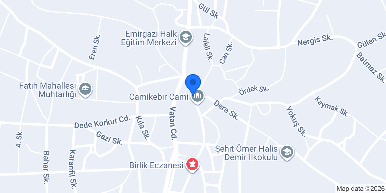 TEKBİROĞULLARI TİCARET konumu