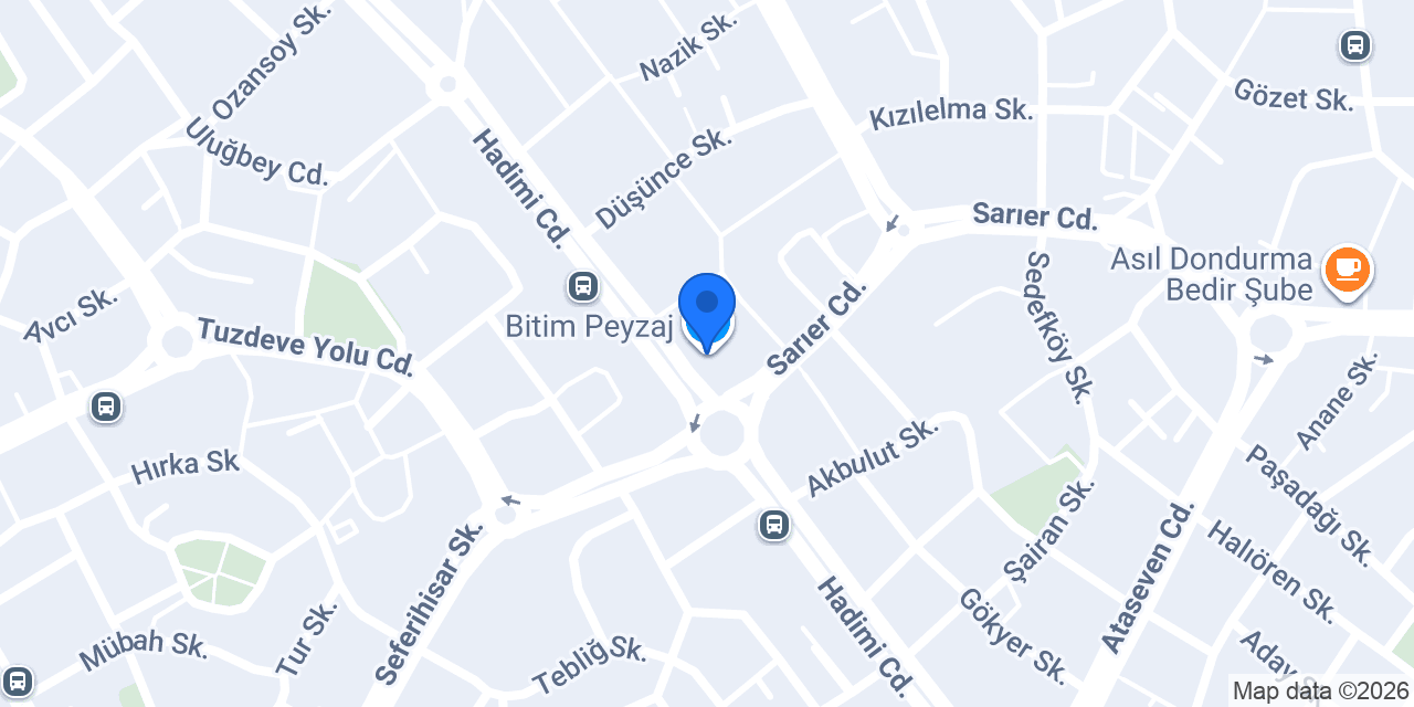 Bitim Peyzaj konumu