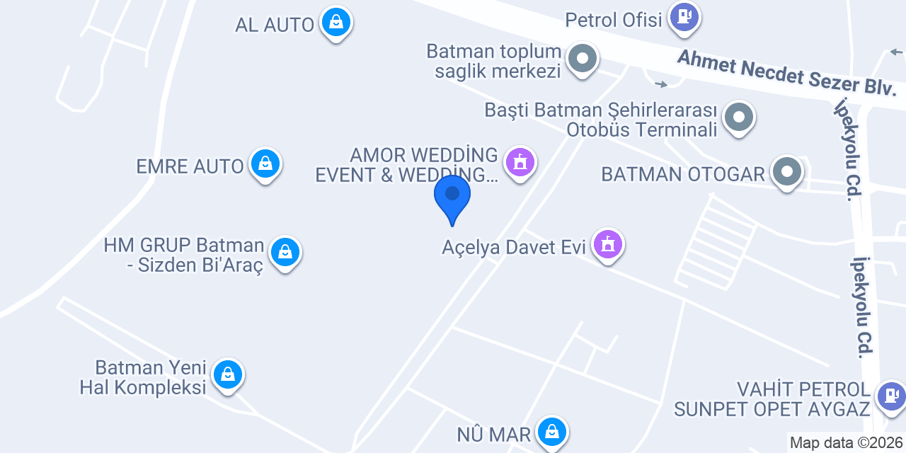 Şimşek Auto konumu