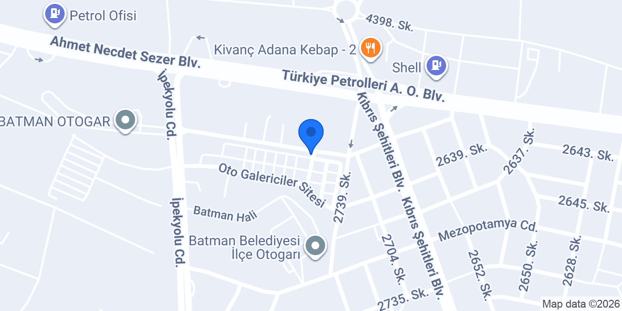 Ugur otomotiv konumu