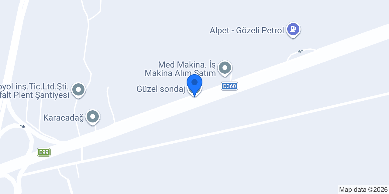 Güzel sondaj konumu