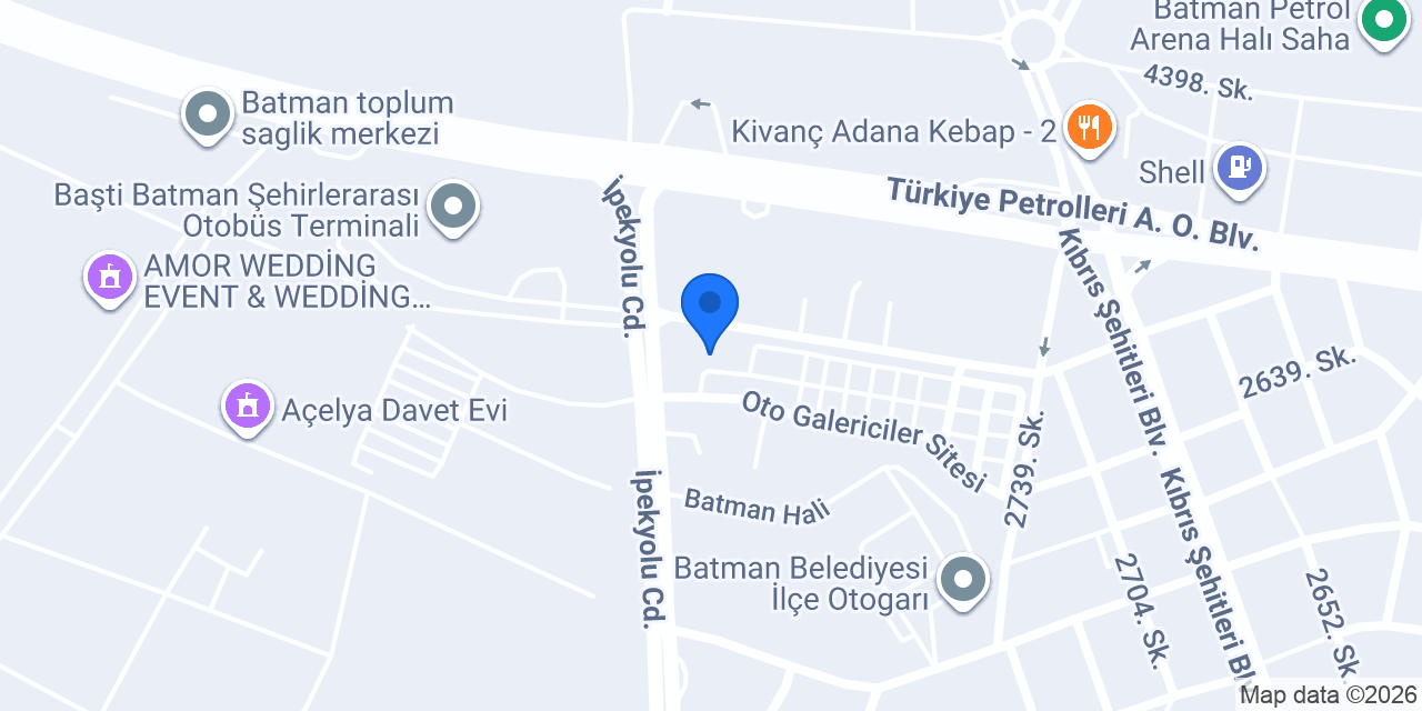 AHMET KAYA AUTO konumu