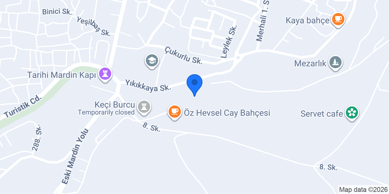 Mercan Aile çay bahçesi konumu