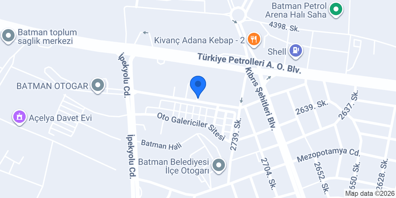 DURMAZ AUTO konumu