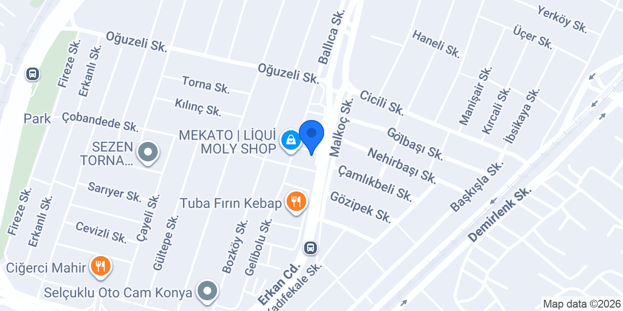 Yapı Kredi - Karatay Şubesi konumu