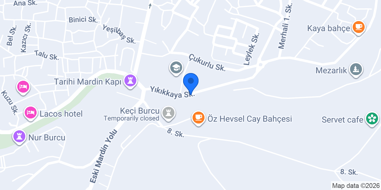 Diyarbakır Apart konumu