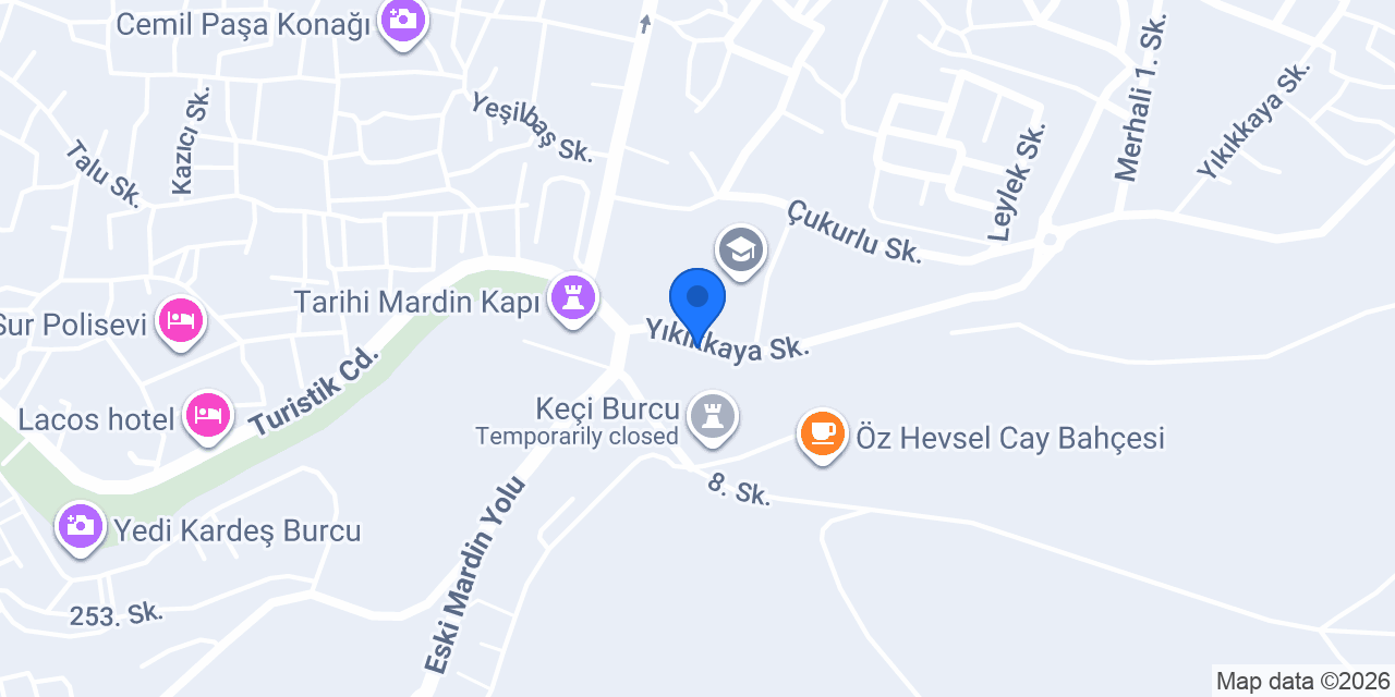 Mardinkapı Aile Sağlığı Merkezi konumu