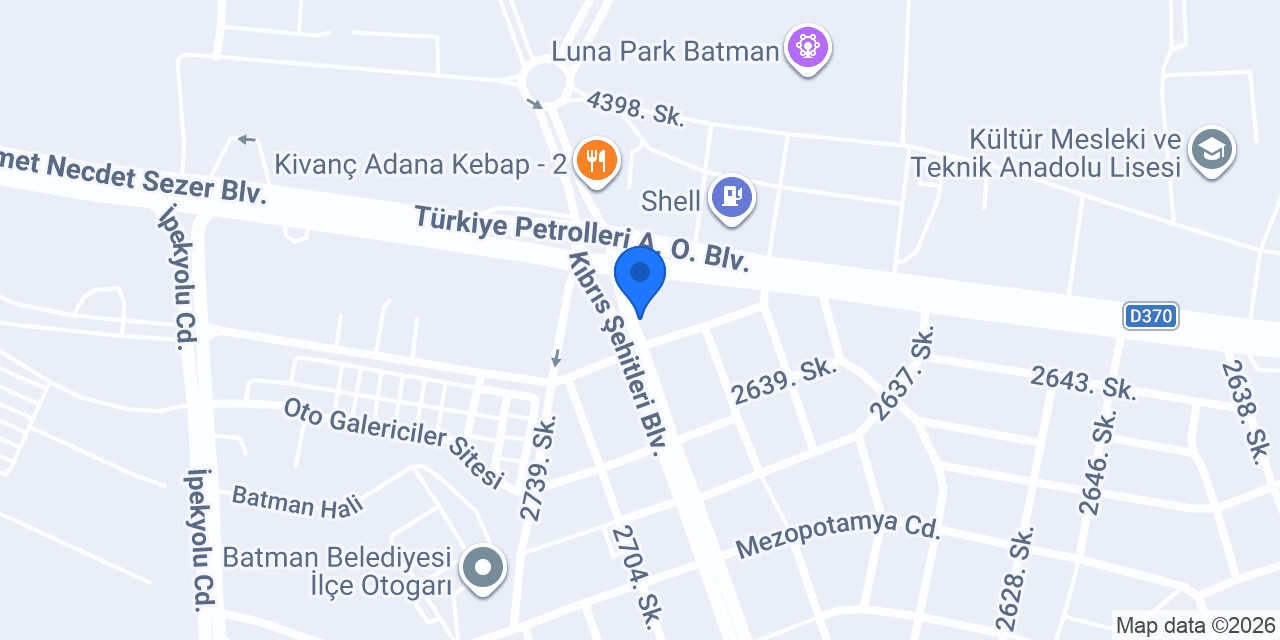T.C. Batman 10. Noterliği konumu