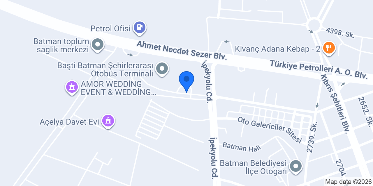 VANGÖLÜ BATMAN konumu
