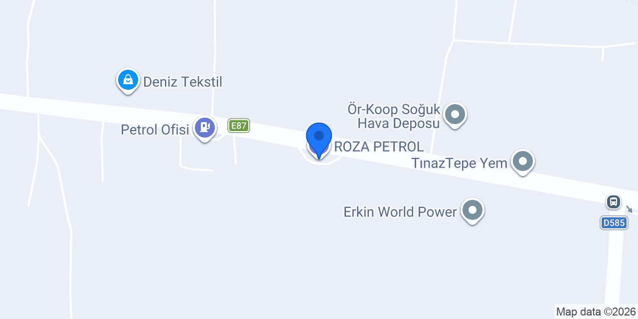 ROZA PETROL konumu