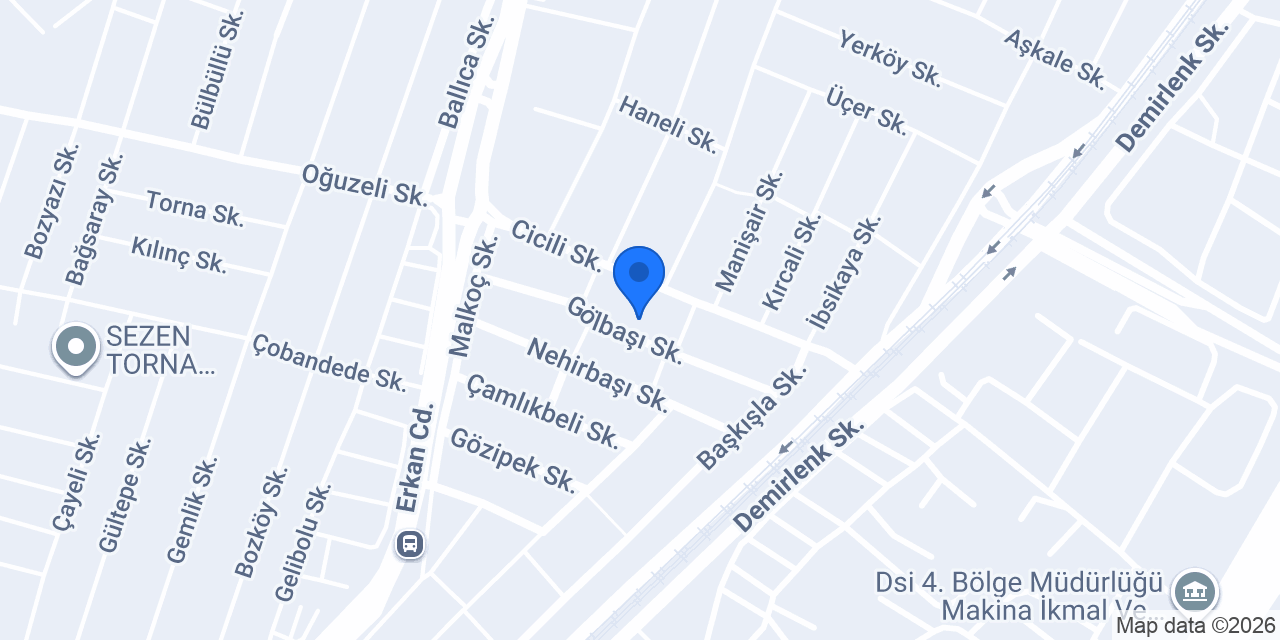 Gökgü Mobilya ve dekorasyon konumu