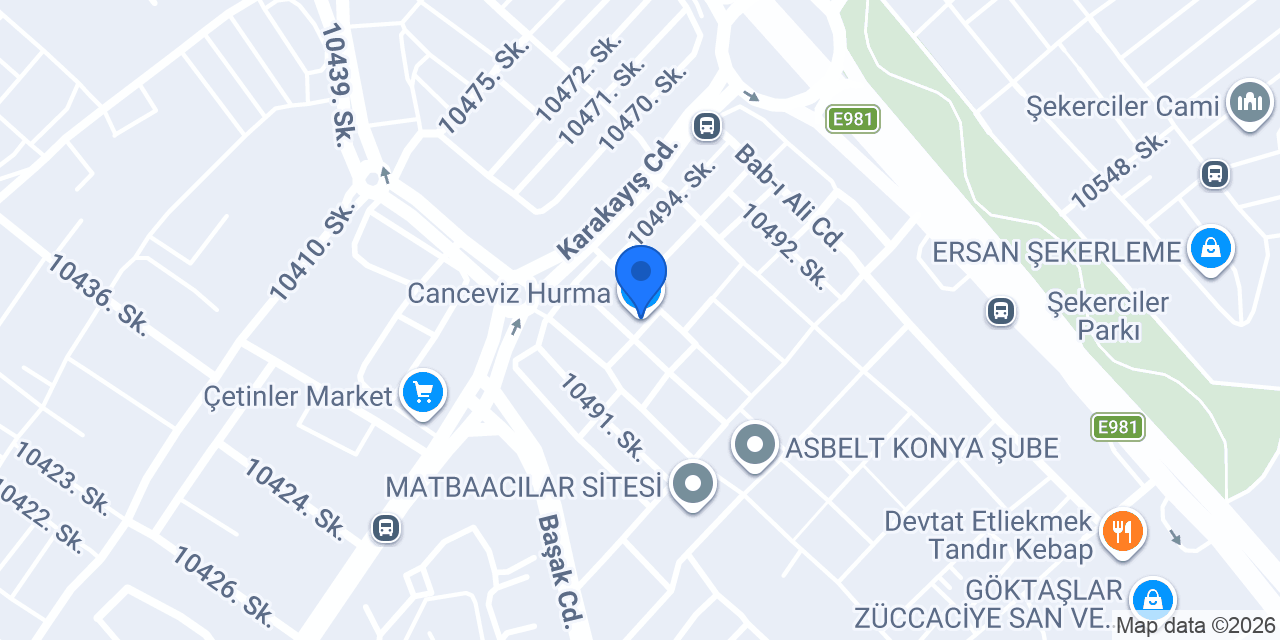 Canceviz Hurma konumu