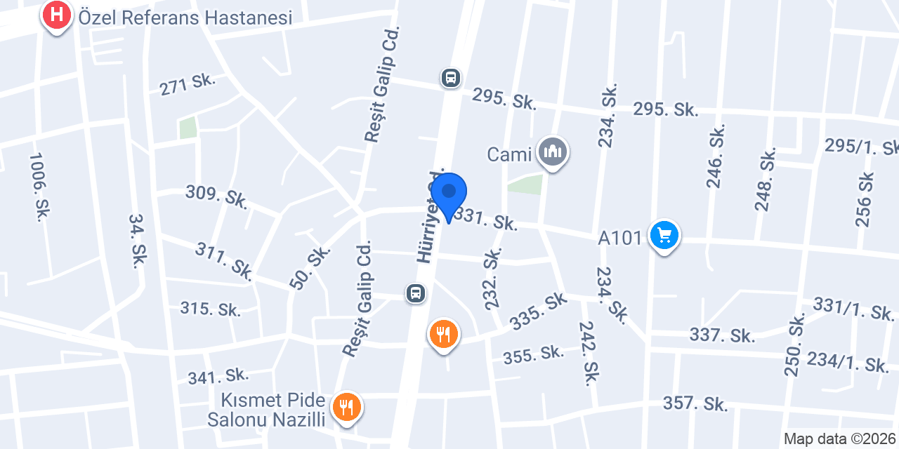 Nazilli Sezgin Rent a Car konumu