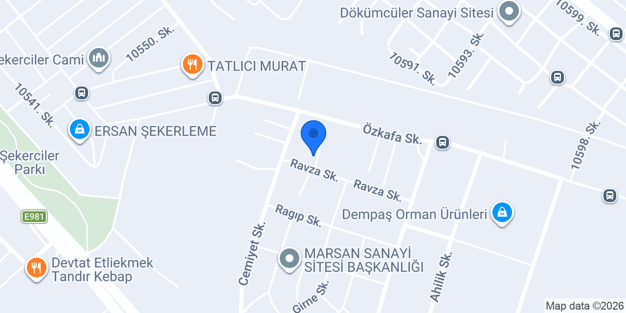 Başpınar mobilya konumu