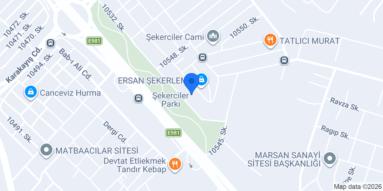 HARİKA ŞEKER konumu