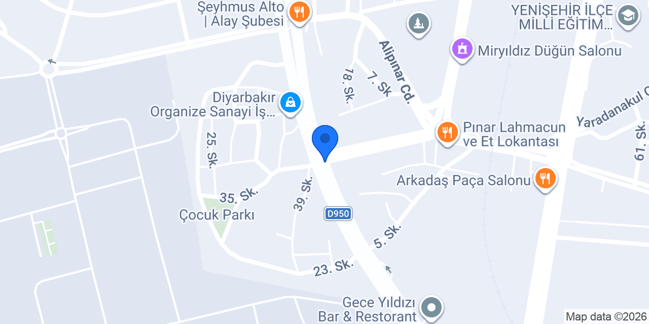 Diysan Yem konumu
