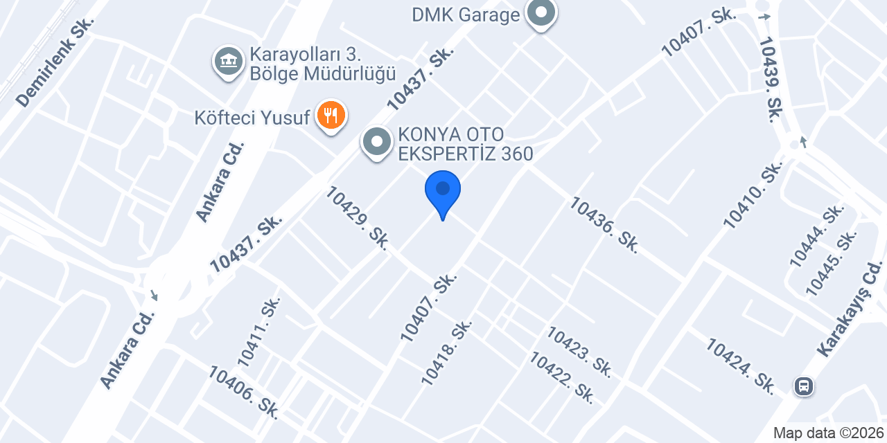 ARMAĞAN OTOMOTİV KONYA konumu