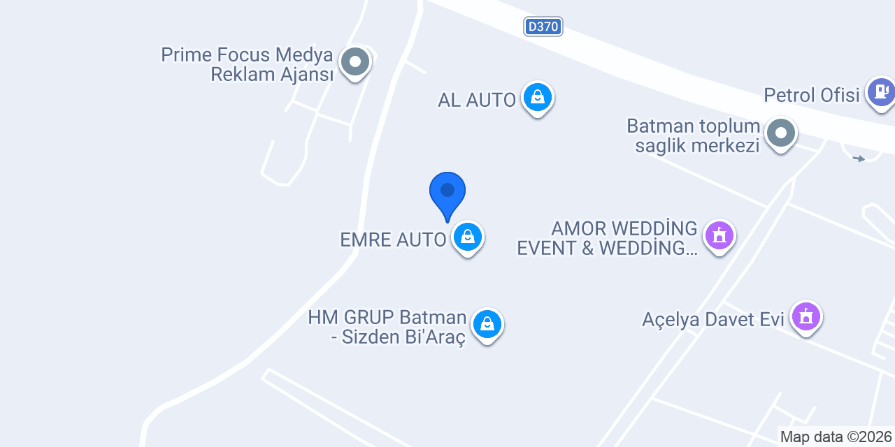 ÇAM AUTO konumu