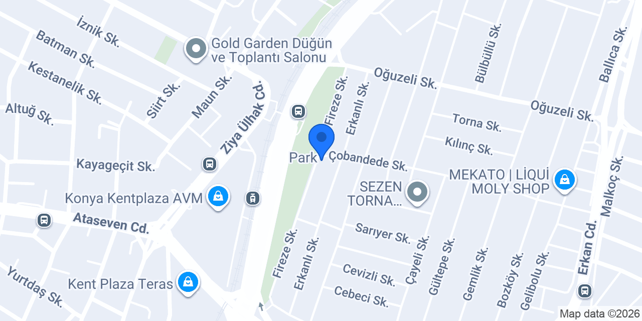 Serkan Opel Konya konumu