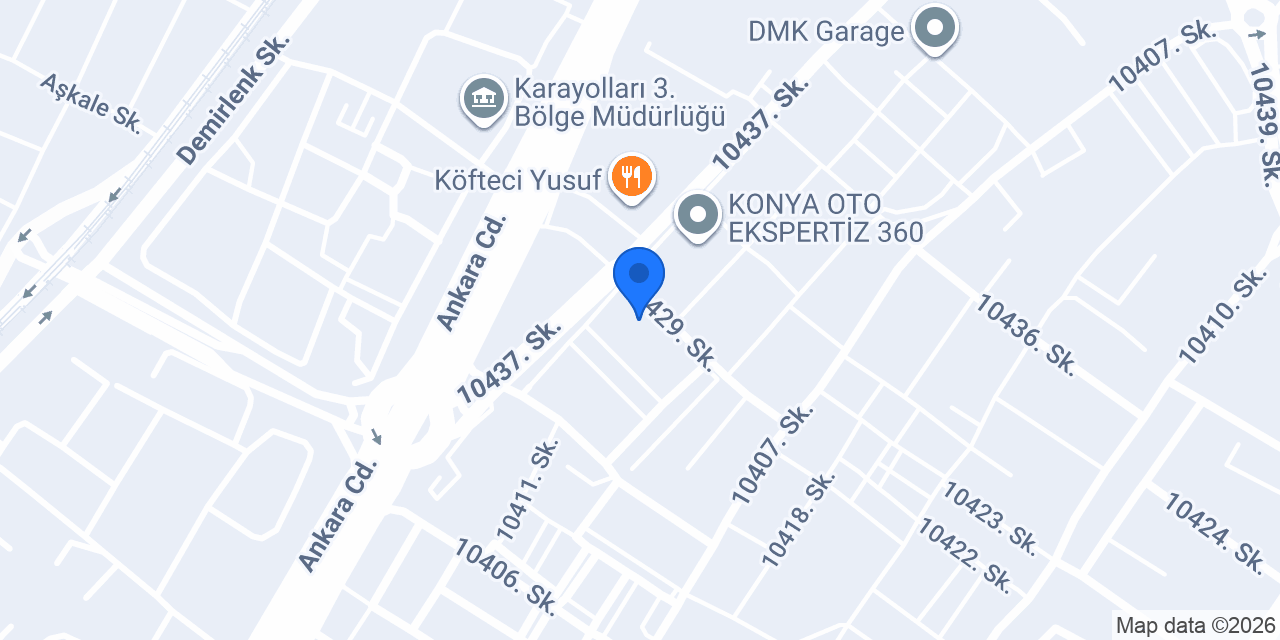 arabam.com Oto Ekspertiz Karatay/Konya konumu