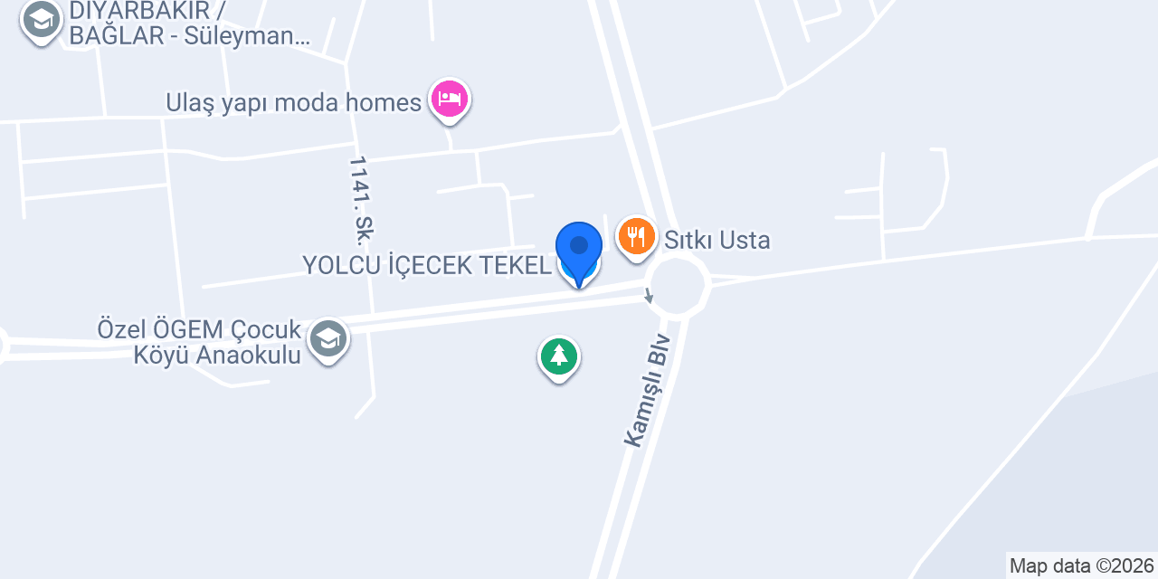 YOLCU İÇECEK TEKEL konumu
