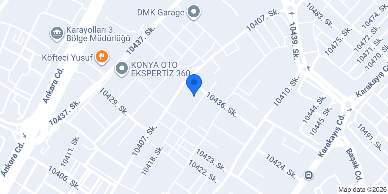 ÇETİNER OTOMOTİV konumu