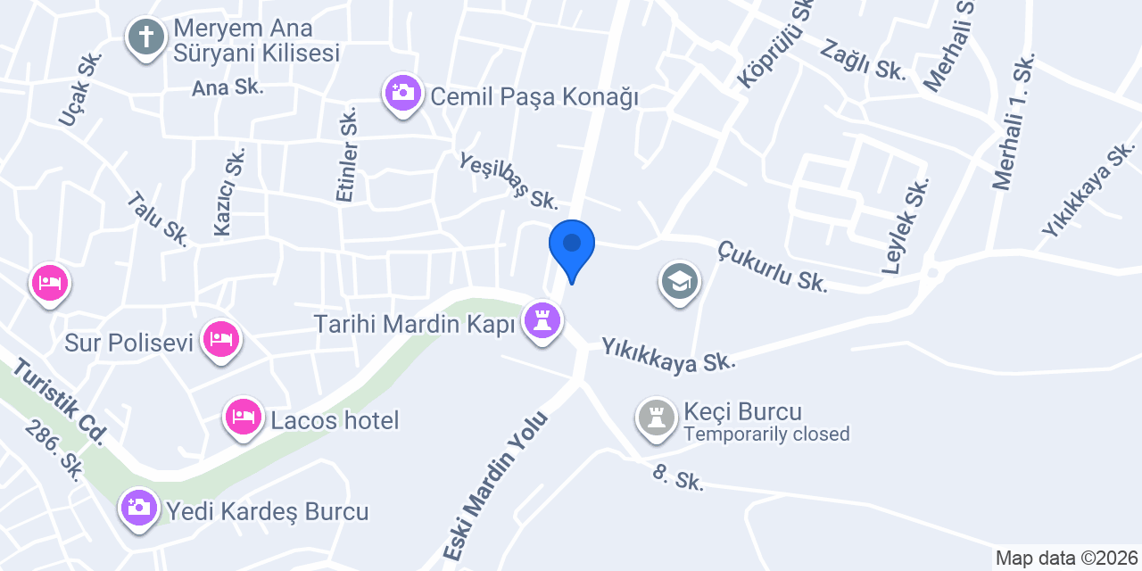 Kervan Masaj Salonu konumu
