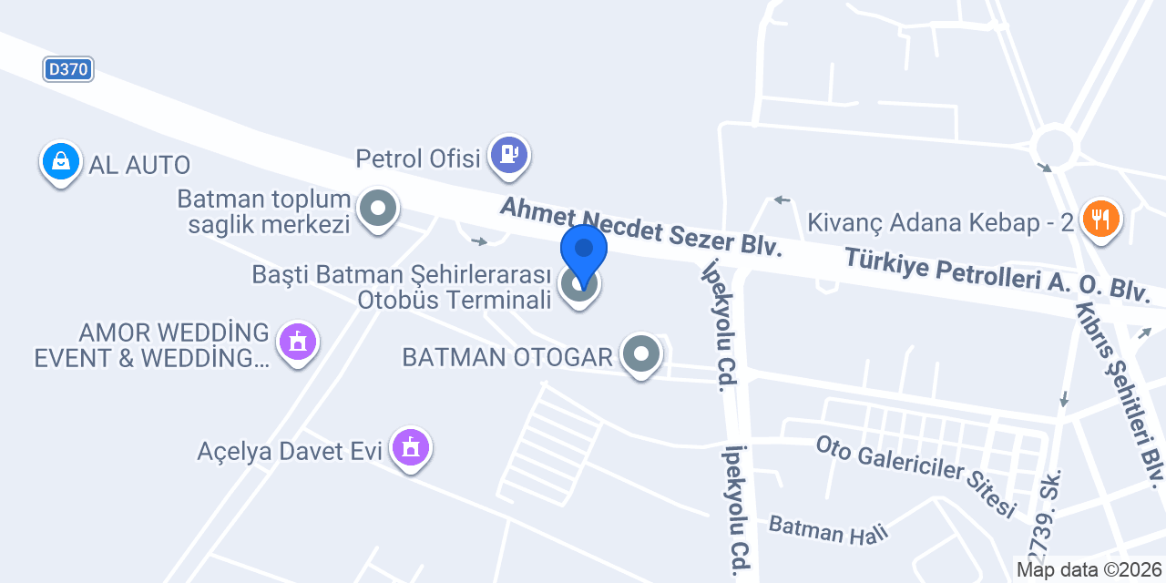 Lider Batman turizm konumu