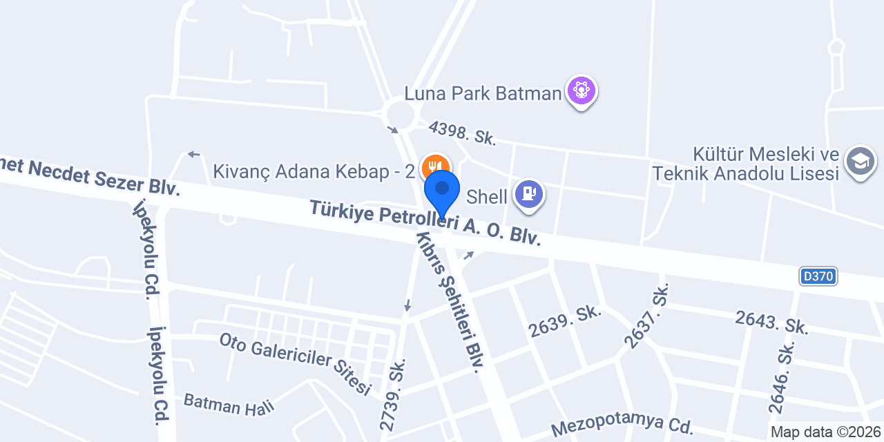 Celbek Mobilya konumu