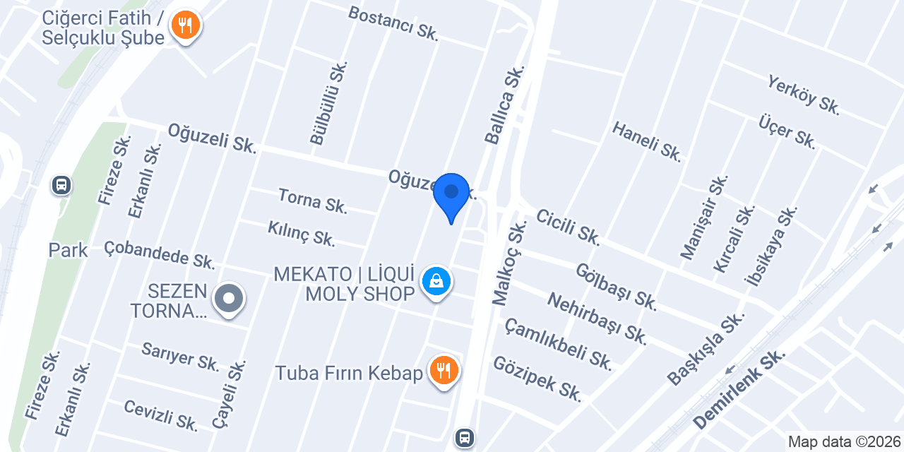 Garanti BBVA Karatay Sanayi Şubesi konumu