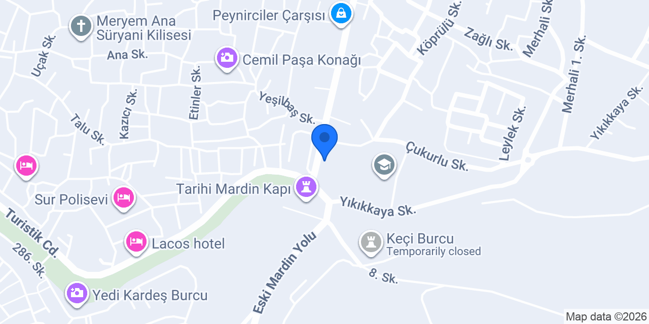 Kervan Şarap Evi konumu