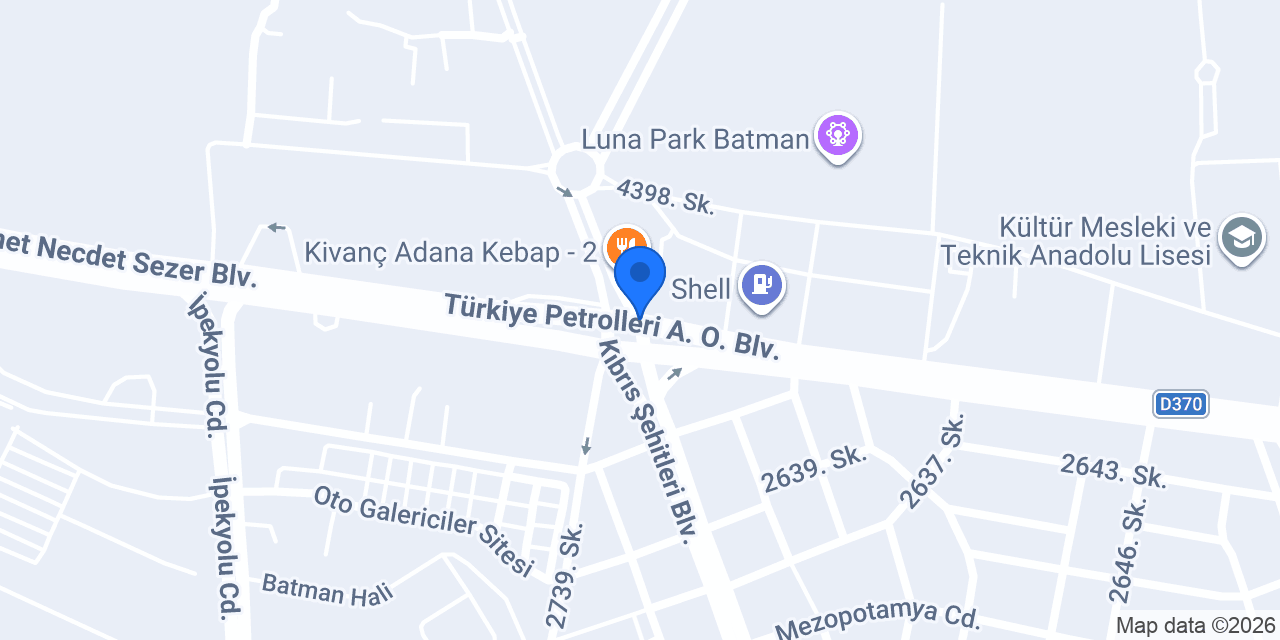 batman cys seramik konumu