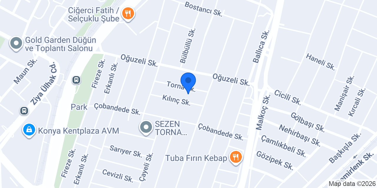 Konya Wolkswagen Servisi konumu