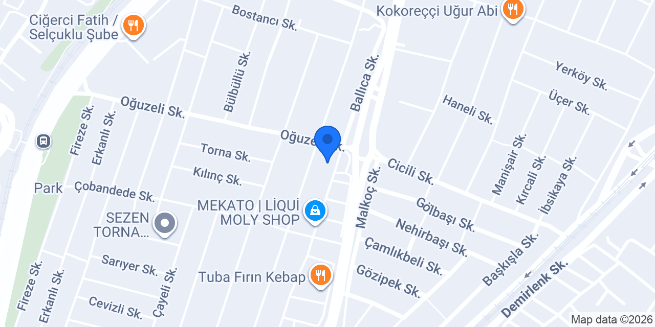 Akbank Karatay Sanayi Şubesi konumu
